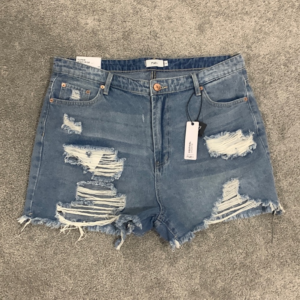 NWT size 14 Super High Rise shorts, $25